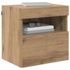 vidaXL TV-Wandregale 2 pcs Artisan-Eiche 40 x 30 x 40 cm Holzwerkstoff