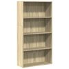vidaXL B&uuml;cherregal Sonoma-Eiche 80x30x152 cm Holzwerkstoff