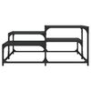 vidaXL Couchtisch Schwarz 87,5x87,5x40 cm Holzwerkstoff