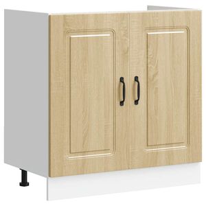 vidaXL Sp&uuml;lenunterschrank Kalmar Sonoma-Eiche 80x46x81,5 cm