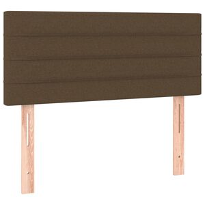 vidaXL Kopfteil Dunkelbraun 80x5x78/88 cm Stoff