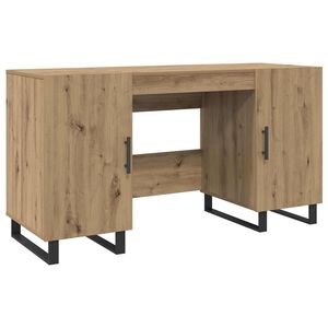 vidaXL Schreibtisch Artisan-Eiche Holzwerkstoff 140 x 50 x 75 cm