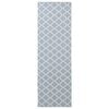 vidaXL Teppichl&auml;ufer ORIZ 1150 gsm Grau und Wei&szlig;