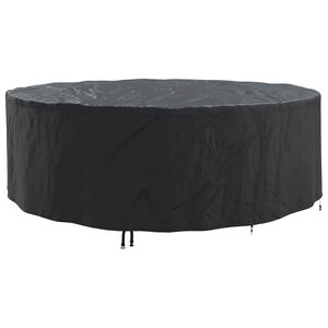 vidaXL M&ouml;belbezug 279 x 279 x 71 cm 420D Oxford Stoff Rund Wasserdicht