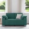 vidaXL Sofa Dunkelgr&uuml;n 160 x 80 x 82 cm Stoff