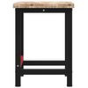 vidaXL Werkbank 100x60x83 cm Massivholz Akazie Rechteckig