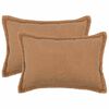 vidaXL Kissenbezug 2 pcs HOUTEN Beige 50 x 75 cm Boucl&eacute;