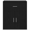 vidaXL Sideboard Schwarz Eichen-Optik 60 x 31 x 70 cm Holzwerkstoff