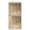vidaXL Eckregal Sonoma-Eiche 33x33x67 cm Holzwerkstoff