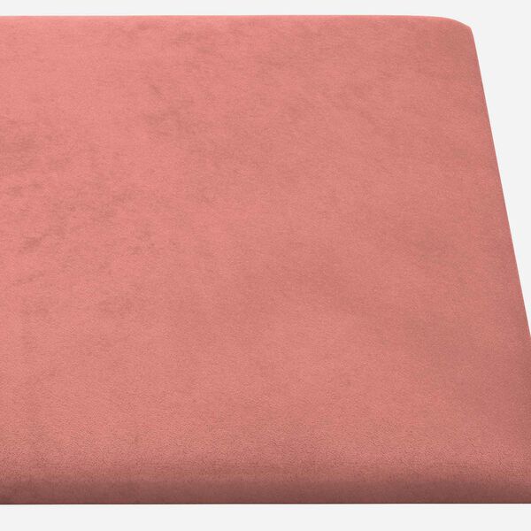 vidaXL Wandkopfteilen 12 pcs Rosa 30 x 15 cm Samt