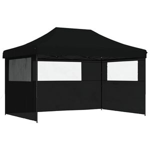vidaXL Party-Zelt Schwarz 292 x 440 x 315 cm Oxford-Stoff