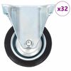 vidaXL 32 Stk. Bockrollen 75 mm