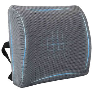 vidaXL R&uuml;ckenkissen Grau Viscoschaum 36 x 30 x 12 cm