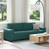 vidaXL 3-Sitzer-Sofa Dunkelgr&uuml;n 220x77x82 cm Stoff