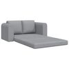 vidaXL Schlafsofa 60cm Hellgrau Stoff