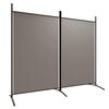 vidaXL 2-tlg. Paravent Anthrazit 175x180 cm Stoff