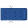 vidaXL Stuhlkissen Uni 2 pcs Blau 58 x 77 x 4,5 cm Oxford-Stoff