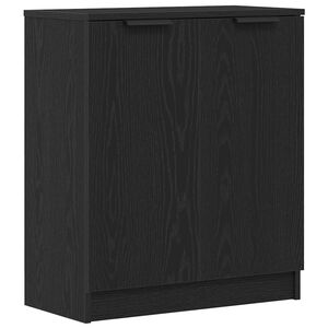 vidaXL Sideboard Schwarz 60 x 30 x 70 cm Holzwerkstoff