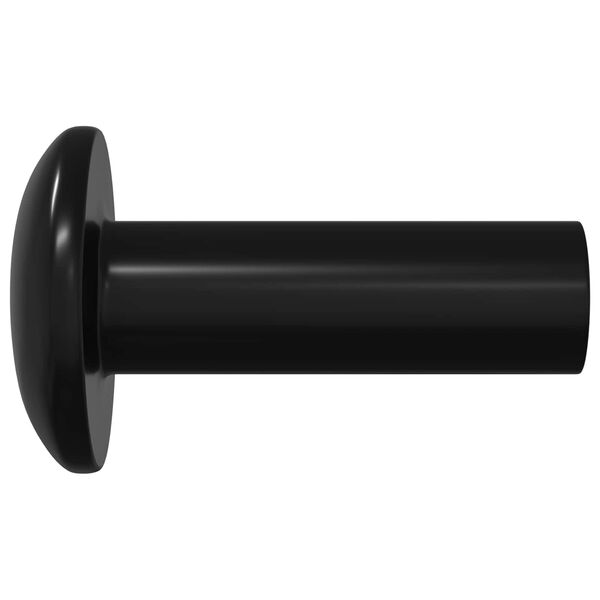 vidaXL H&uuml;lsenmuttern 8451 pcs Schwarz Metall