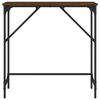 vidaXL Konsolentisch Braun Eichen-Optik 75x32x75 cm Holzwerkstoff
