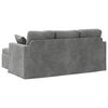 vidaXL Sofa Dunkelgrau 198 x 134 x 80 cm Samt