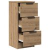 vidaXL Sideboard Artisan-Eiche 30x30x70 cm Holzwerkstoff