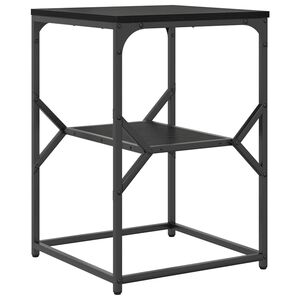 vidaXL Beistelltisch Schwarz Eichen-Optik 41 x 40 x 60 cm