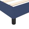 vidaXL Boxspringbett mit Matratze Blau 160x200 cm Stoff