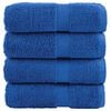 vidaXL Premium G&auml;stet&uuml;cher SOLUND 4 Stk. Blau 30x50 cm 600 g/m&sup2;