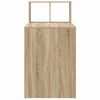 vidaXL Schreibtisch Sonoma-Eiche 108 x 55 x 103.5 cm Holzwerkstoff