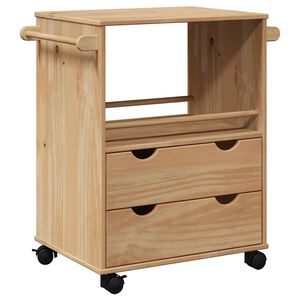 vidaXL K&uuml;chenwagen OTTA 59x45x80 cm Massivholz Kiefer