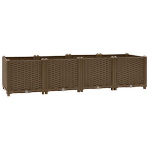 vidaXL Hochbeet 160 x 40 x 38 cm Polypropylen