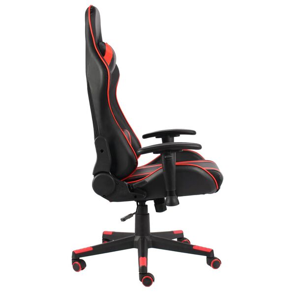 vidaXL Gaming-Stuhl Drehbar Rot PVC