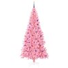 vidaXL Weihnachtsbaum mit 300 LEDs mit St&auml;nder Rosa 180 cm PVC