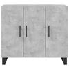 vidaXL Sideboard Betongrau 90x34x80 cm Holzwerkstoff