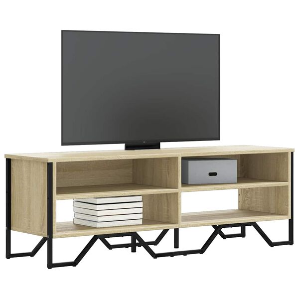 vidaXL TV-Schrank Sonoma-Eiche 122x34x41 cm Holzwerkstoff