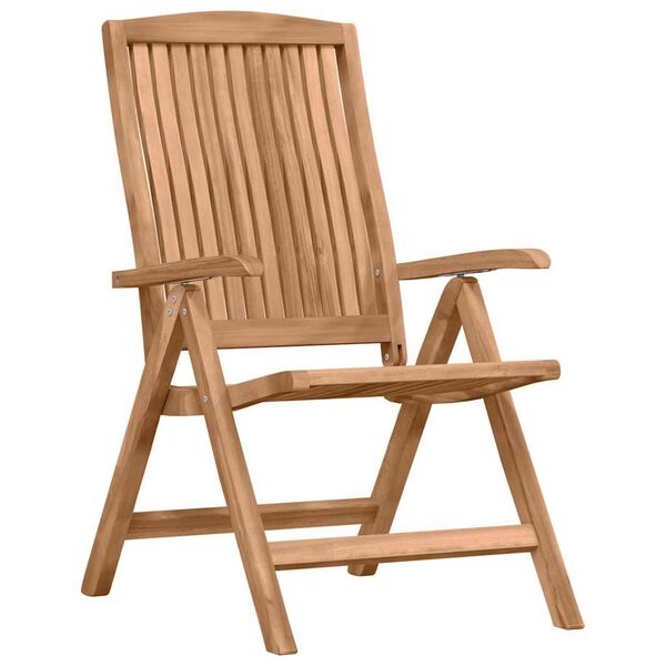 vidaXL Garten Essgruppe 4 pcs Braun Massivholz Teak