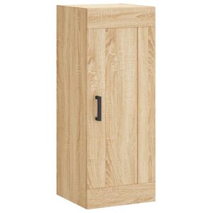 vidaXL Wandschrank Sonoma-Eiche 34,5x34x90 cm Holzwerkstoff
