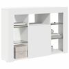 vidaXL Eck-LED-TV-Schrank Wandmontiert Wei&szlig; 100x40x68cm Holzwerkstoff