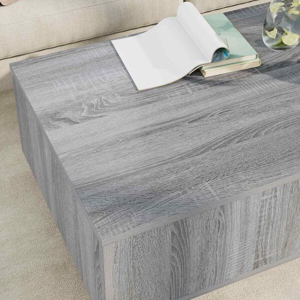 vidaXL Couchtisch Graues Sonoma 95 x 55 x 31 cm Holzwerkstoff