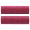 vidaXL 2-Sitzer-Sofa mit Zierkissen Weinrot 140 cm Samt