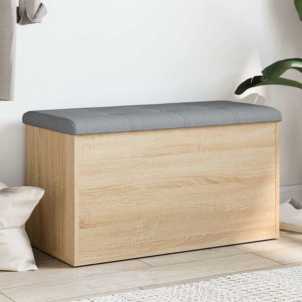 vidaXL Aufbewahrungsbank Sonoma-Eiche 82 x 42 x 45 cm Holzwerkstoff