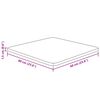 vidaXL Tischplatte Quadratisch 60x60x1,5 cm Eichenholz Unbehandelt