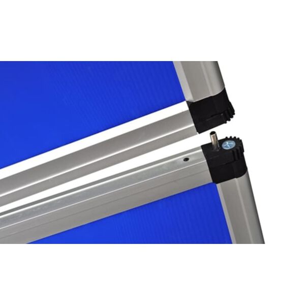 Faltwand 240 x 200 cm Stellwand blau