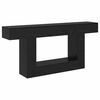 vidaXL Schwarze Eiche 160 x 30 x 74 cm