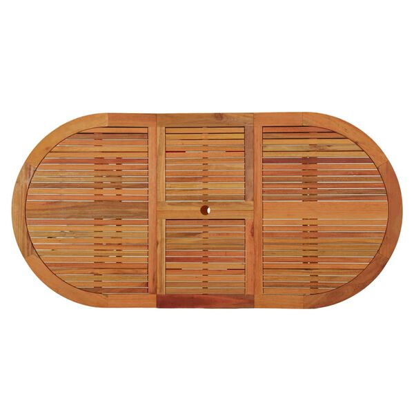 vidaXL Gartentisch 200x100x75 cm Massivholz Eukalyptus