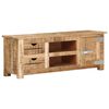 vidaXL TV-Schrank 110x30x40 cm Raues Mangoholz