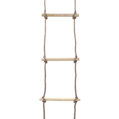 vidaXL Kinder-Strickleiter 290 cm Holz