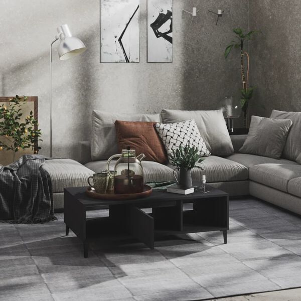 vidaXL Couchtisch Grau 103,5x60x35 cm Holzwerkstoff