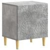 vidaXL Nachttisch Betongrau 43 x 34,5 x 50 cm Holzwerkstoff